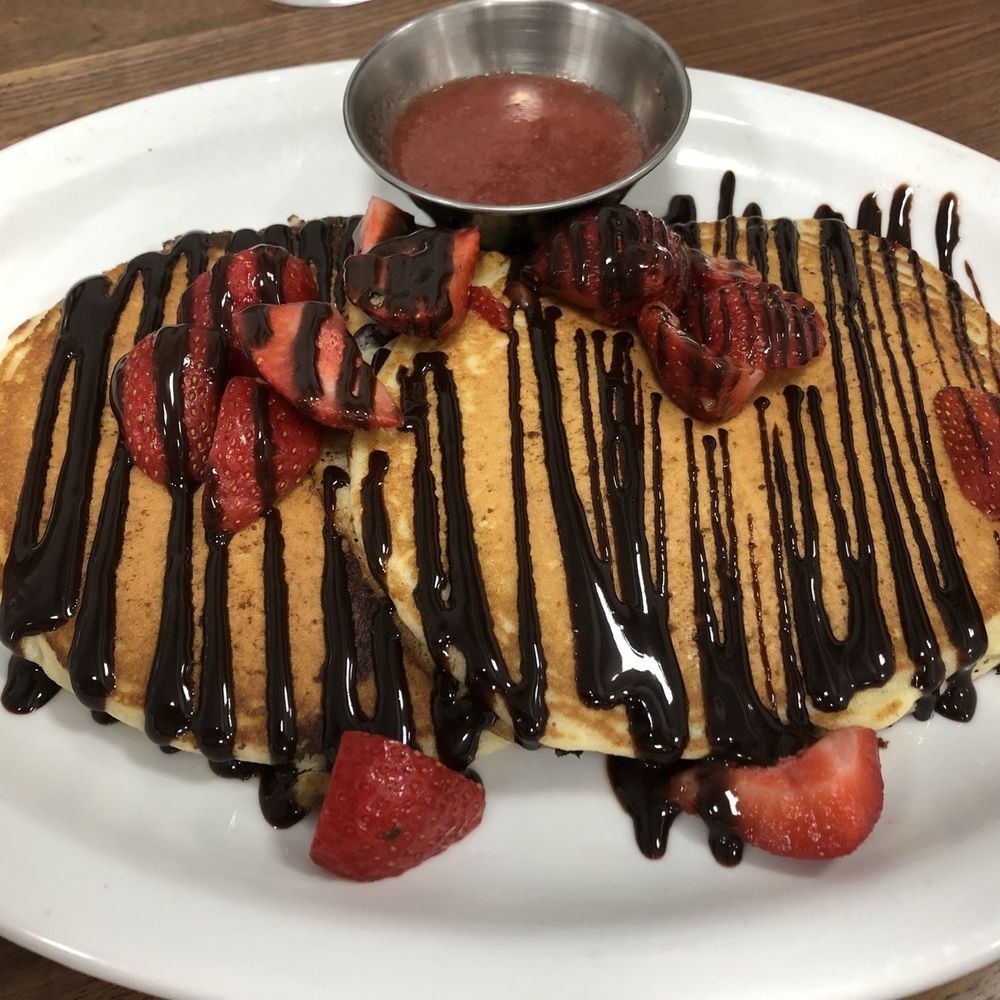 Turning Point - Berry Chocolaty Pancakes - Coffee & Tea Near Me - Paramus, New Jersey Turning Point - Berry Chocolaty Pancakes - Coffee & Tea Near Me - Paramus, New Jersey
