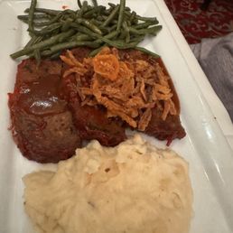 Meatloaf and mashed potatoes Meatloaf and mashed potatoes