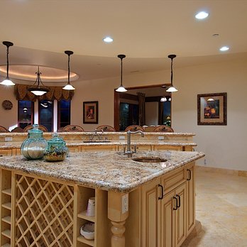 Everyday Electric - Gorgeous pendants and recessed cans for this kitchen remodel! #pendants - Electricians Near Me - Tampa, Florida