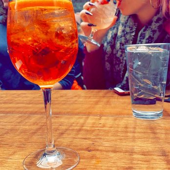 The Perch - Aperol Spritz in the front, Rose Sangria being drank in the back! - Breweries Near Me - Chicago, Illinois The Perch - Aperol Spritz in the front, Rose Sangria being drank in the back! - Breweries Near Me - Chicago, Illinois