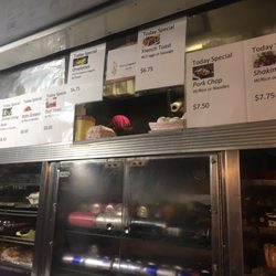 K-Delight - Bottom left is pre-made hot items. From chicken on a stick, whole fried fish, burritos, spring rolls, etc.