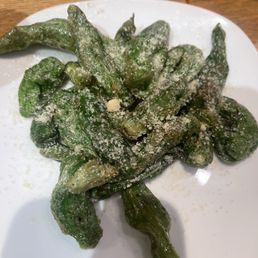 Incredibly great shishito peppers - best I've had anywhere really Incredibly great shishito peppers - best I've had anywhere really