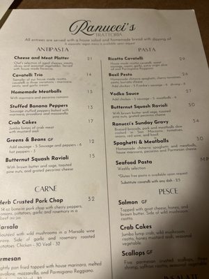 Menu photo 1 Ranucci's Pittsburgh, PA