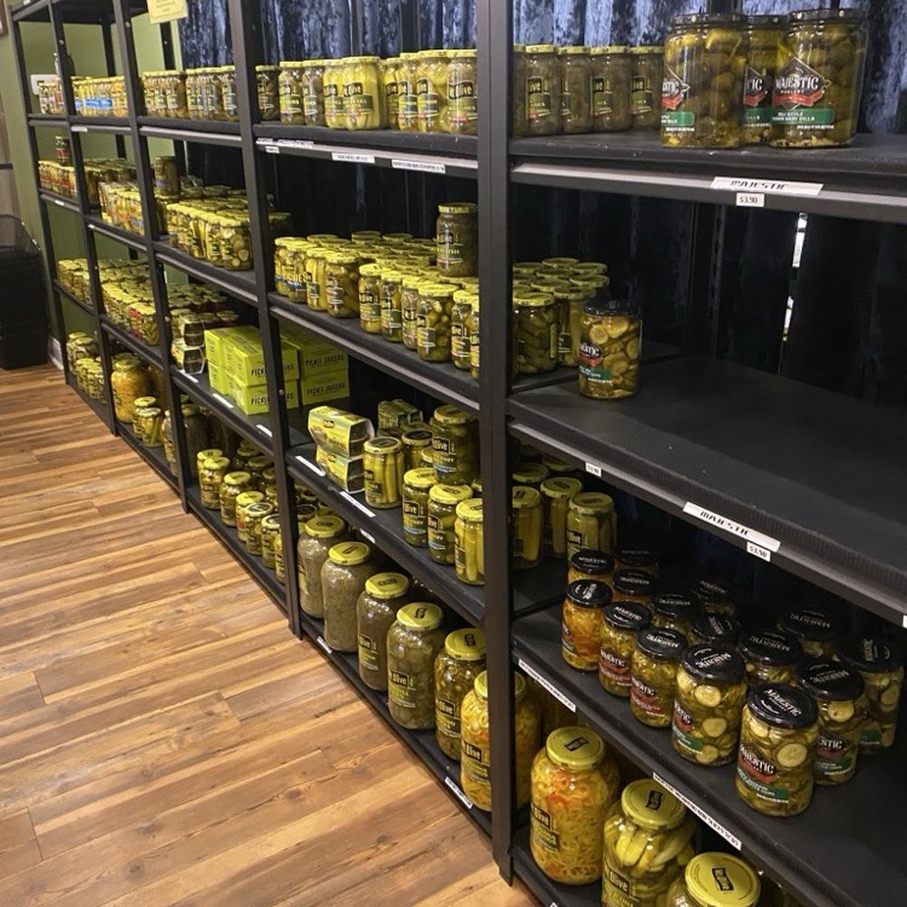 Mt. Olive Pickle Parlor - We missed the pickle festival by one week! So they were a little picked over but still had a lot of inventory to choose from. - Customized Merchandise Near Me - Mount Olive, North Carolina Mt. Olive Pickle Parlor - We missed the pickle festival by one week! So they were a little picked over but still had a lot of inventory to choose from. - Customized Merchandise Near Me - Mount Olive, North Carolina