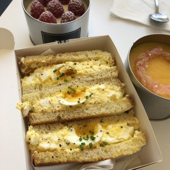 Pillow Talk Cafe Pasadena - egg heaven sandwich - Coffee & Tea Near Me - Pasadena, California