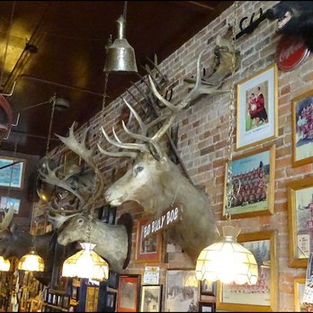 Wagon Train Coffee Shop - It looks like "Bo Billy Bob" wound up at the "receiving" end of a bullet, and now resides on the wall, along with a few pals. - Coffee & Tea Near Me - Truckee, California Wagon Train Coffee Shop - It looks like "Bo Billy Bob" wound up at the "receiving" end of a bullet, and now resides on the wall, along with a few pals. - Coffee & Tea Near Me - Truckee, California
