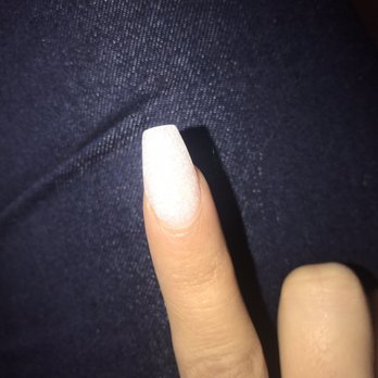 Ultra Nail Bar - Right index finger, crooked over filed on the left side. - Nail Salons Near Me - Charlotte, North Carolina