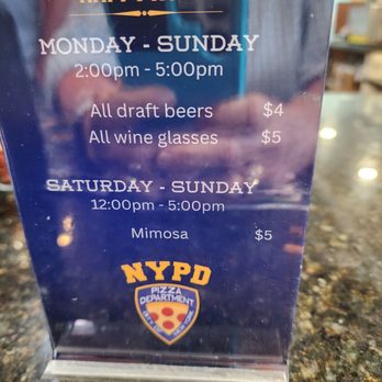 NYPD Pizza - Happy Hour - Pizza Near Me - Boynton Beach, Florida
