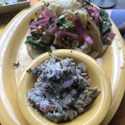 Tacos and guacamole pasta salad