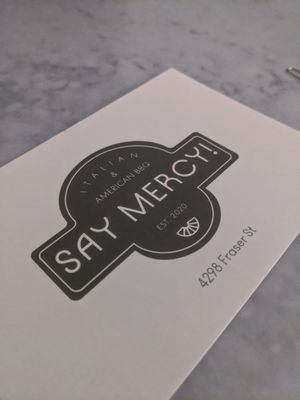 Say Mercy! by null