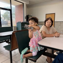 Waiting for our food