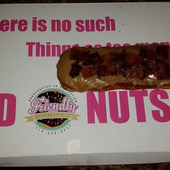 Friendly Donuts - Maple Bacon Bar, fresh fresh FRESH! - Donuts Near Me - Orange, California Friendly Donuts - Maple Bacon Bar, fresh fresh FRESH! - Donuts Near Me - Orange, California