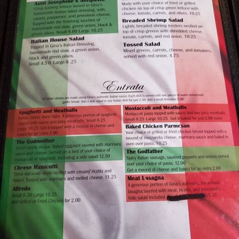 Gina's Italian Kitchen & Tavern - Important menu page - Italian Near Me - Hamilton, Ohio Gina's Italian Kitchen & Tavern - Important menu page - Italian Near Me - Hamilton, Ohio