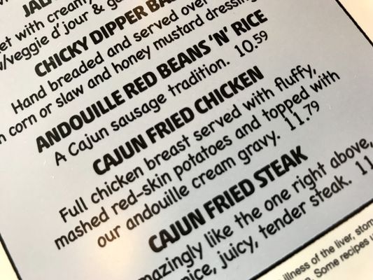 Menu photo 8 Razzoo's Cajun Cafe Pasadena, TX