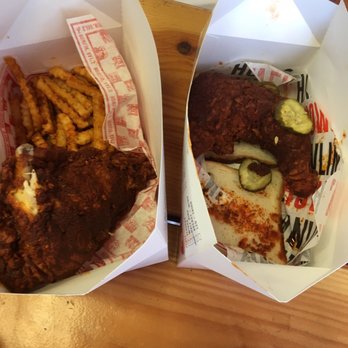 Howlin' Ray's - My fried huge chicken meal -16$ plus 3$ fries. - Southern Near Me - Los Angeles, California Howlin' Ray's - My fried huge chicken meal -16$ plus 3$ fries. - Southern Near Me - Los Angeles, California