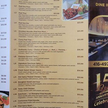 Canadian Thai - Menu page 5 - Lunch Specials 11am to 3pm Monday to Sunday - Thai Near Me - Toronto, Ontario