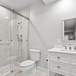 Brand new everything - tile, fixtures, accessories. Brand new everything - tile, fixtures, accessories.