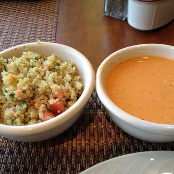 Two01 Restaurant Bar - Creamy tonato soup and amazing quinoa salad. Fresh!!! - New American Near Me - Peachtree City, Georgia Two01 Restaurant Bar - Creamy tonato soup and amazing quinoa salad. Fresh!!! - New American Near Me - Peachtree City, Georgia