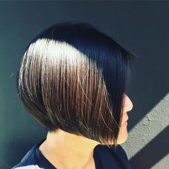 The District Salon - A-line bob by Marissa Fowler - Hair Salons Near Me - Dana Point, California The District Salon - A-line bob by Marissa Fowler - Hair Salons Near Me - Dana Point, California
