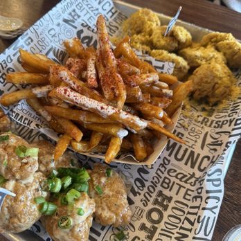 Fry N’ Wings - Sisig Boneless Wings, Buldak Ranch Fries and Salted Egg Boneless Wings - Asian Fusion Near Me - Bolingbrook, Illinois Fry N’ Wings - Sisig Boneless Wings, Buldak Ranch Fries and Salted Egg Boneless Wings - Asian Fusion Near Me - Bolingbrook, Illinois