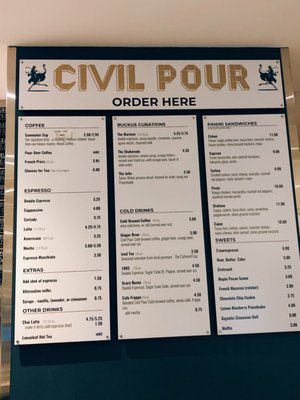 Menu photo 6 Civil Pour Coffee + Beer Dallas, TX Menu photo 6 Civil Pour Coffee + Beer Dallas, TX