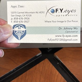 F.Y. Eyes - Optometrists Near Me - San Diego, California F.Y. Eyes - Optometrists Near Me - San Diego, California