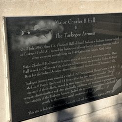 Tuskegee Airmen Monument - Info plaque