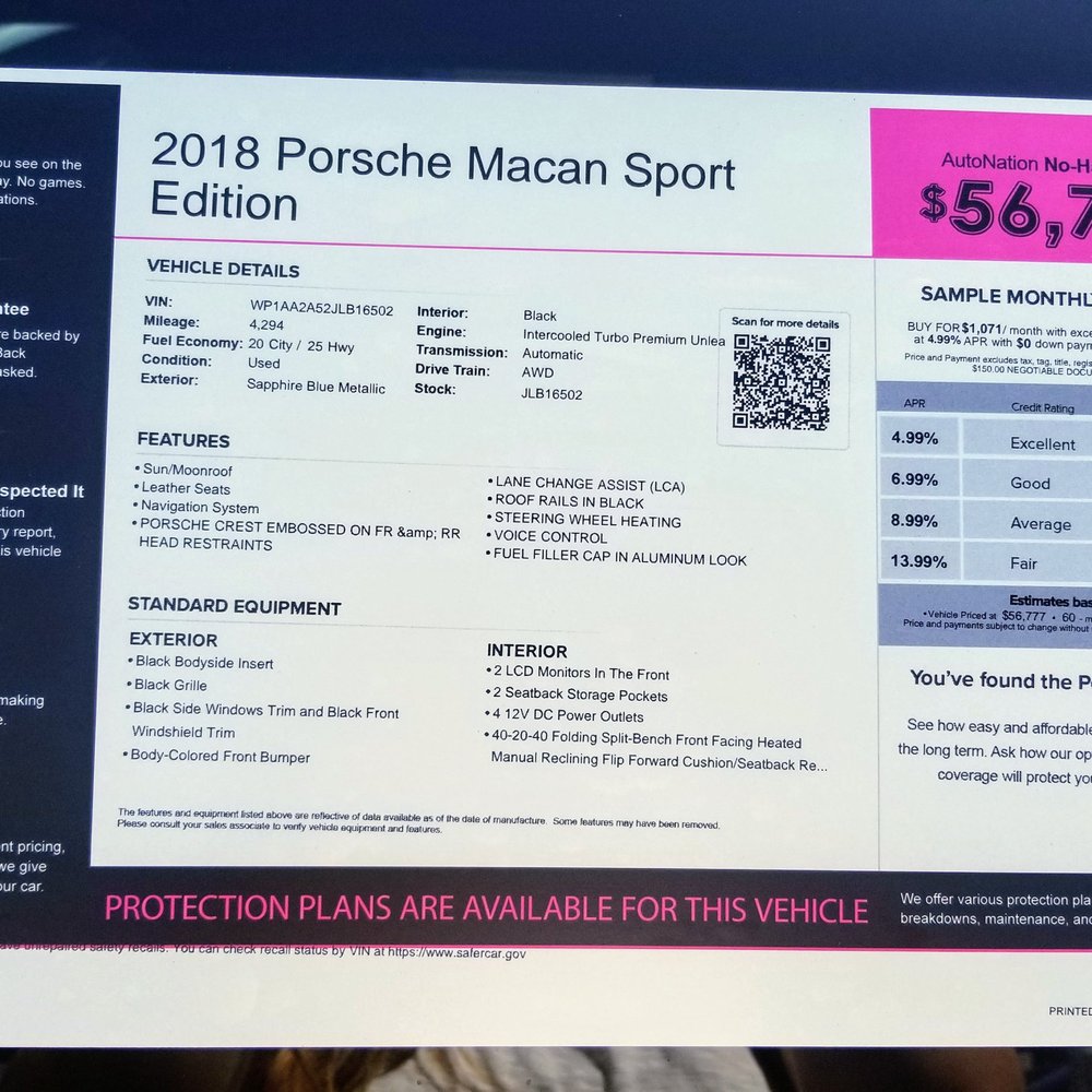 Porsche Bellevue - 2018 Porsche Macan Sport Edition Price - Car Dealers Near Me - Bellevue, Washington