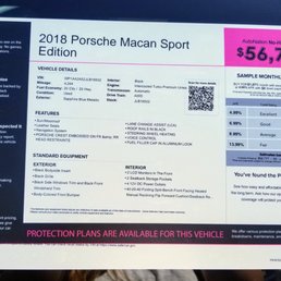 2018 Porsche Macan Sport Edition Price