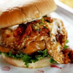 New York Fried Chicken And Burger - Jerk chicken Burger