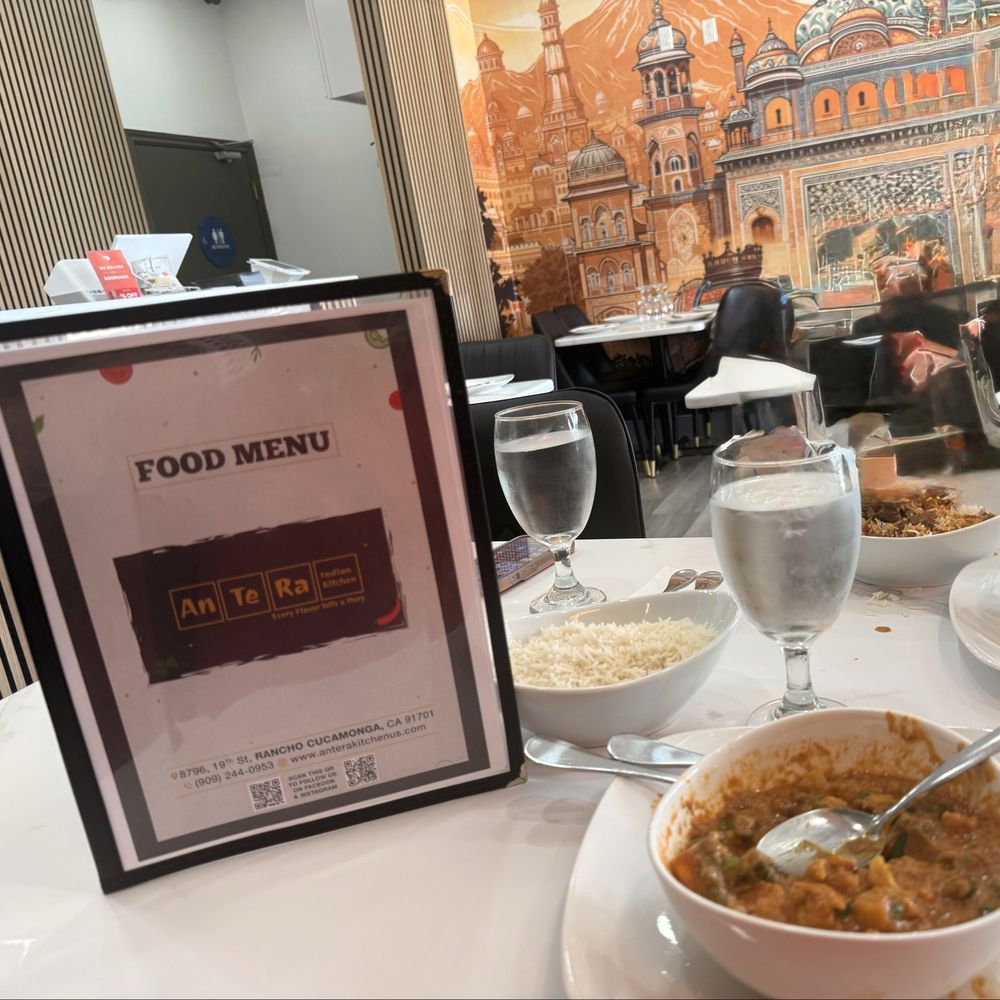 AnTeRa Indian Kitchen - Ambiance - Indian Near Me - Rancho Cucamonga, California