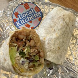 Local Kitchens - A yummy Senor Sisig Burrito!!!!!
