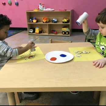 Tiny Tots Academy - Our toddlers are recycling toilet paper rolls to create stamps! - Child Care & Day Care Near Me - Egg Harbor Township, New Jersey Tiny Tots Academy - Our toddlers are recycling toilet paper rolls to create stamps! - Child Care & Day Care Near Me - Egg Harbor Township, New Jersey