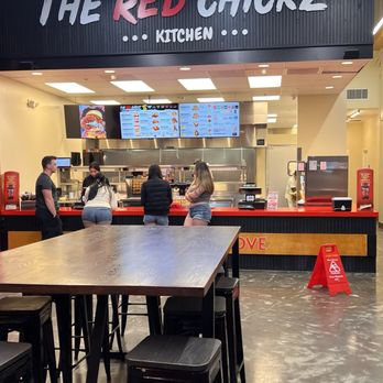 The Red Chickz - Front counter and dining room - Chicken Shop Near Me - Carlsbad, California