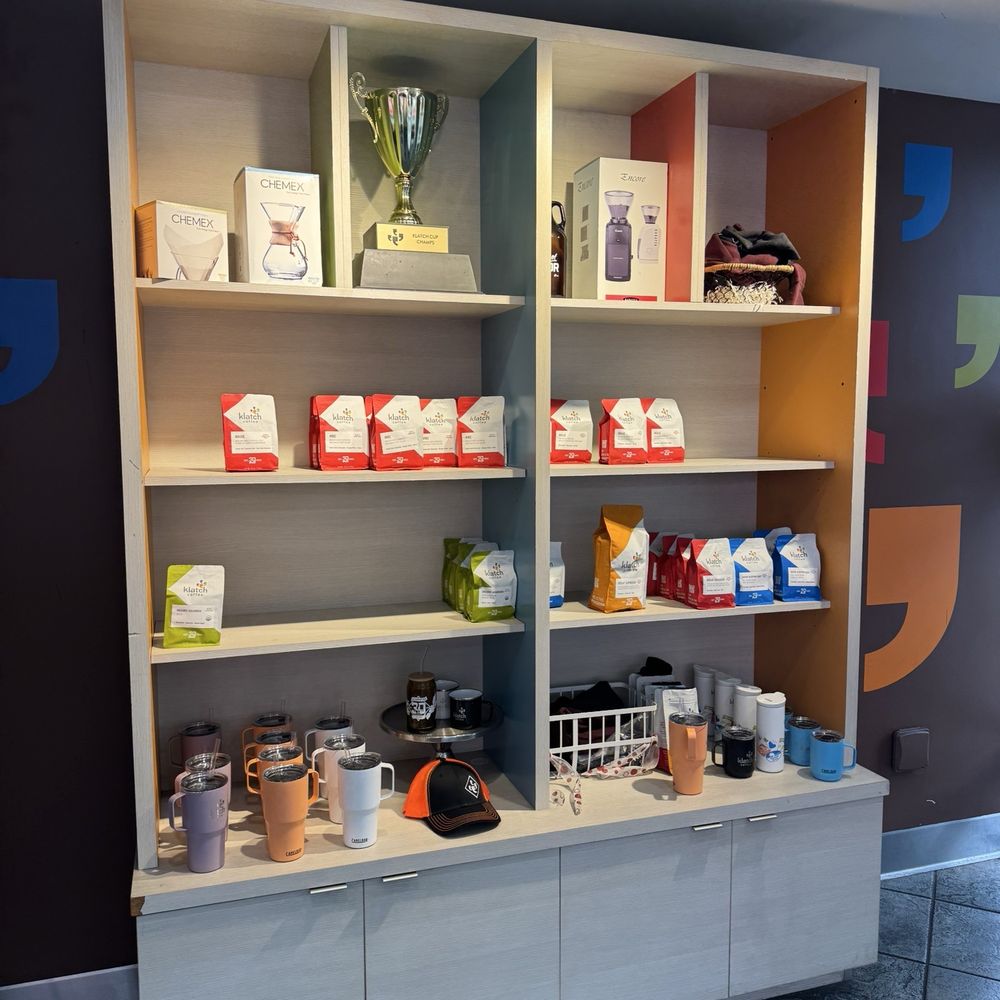 Klatch Coffee - Coffee wall - Coffee & Tea Near Me - San Dimas, California