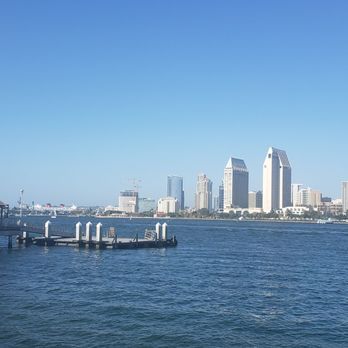 Coronado Ferry Landing - San Diego skyline from dock - Shopping Centers Near Me - Coronado, California