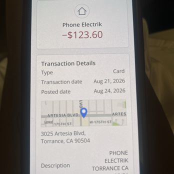 Phone Electrik - Muhammad said there was no record of service. Here you go!!!! Address date price - Mobile Phone Repair Near Me - Torrance, California