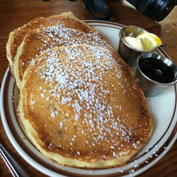 Pine State Biscuits - My sister's order!  Good pancakes! - Southern Near Me - Portland, Oregon