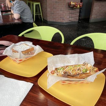 Moyamo - Toasted sandwich, sweet beef bolgogi dog (10/10 fire) - Korean Near Me - Provo, Utah