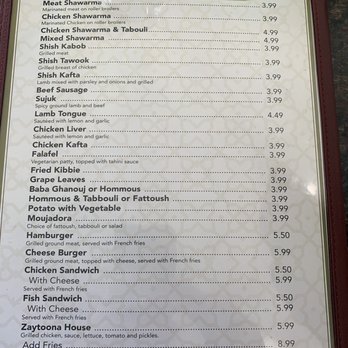 Zaytoona Mediterranean Grill - Menu - Mediterranean Near Me - Dearborn, Michigan