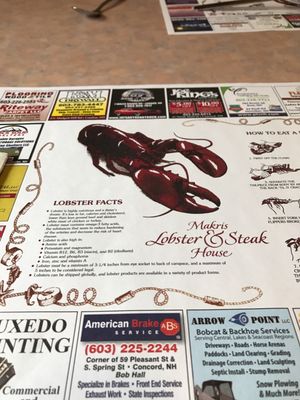 Menu photo 4 Makris Lobster & Steak House Concord, NH Menu photo 4 Makris Lobster & Steak House Concord, NH
