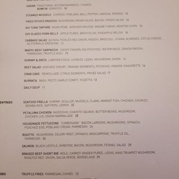 El Dorado Kitchen - The menu - New American Near Me - Sonoma, California