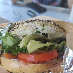 Lox sandwich