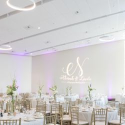 Brannon Civic Center - Catering Company: Hao Wah Catering provided the linens and center pieces for the guest tables Photo Credit: L Balagtas Photography