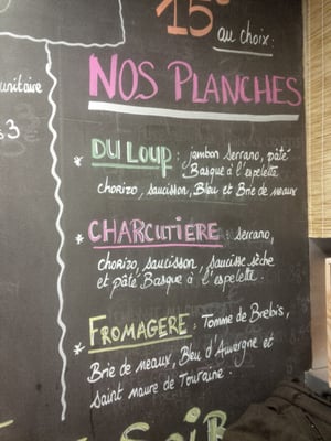 Menu photo 7 La Table du Loup Paris, 75