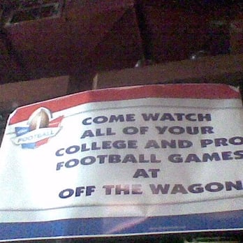 Off The Wagon - come watch all of your college and pro football games at off the wagon - Sports Bars Near Me - New York, New York