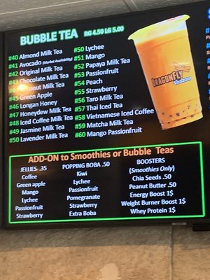 Menu photo 6 Dragonfly Tea Zone Kansas City, MO