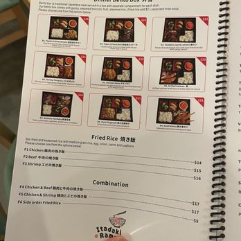 Itadaki Ramen - Menu - Ramen Near Me - Mansfield, Texas