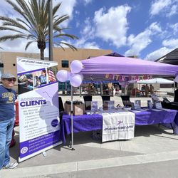 Akahina Home Care - Our booth, we are so proud to be included as sponsors & vendors at this event supporting the children of our military family