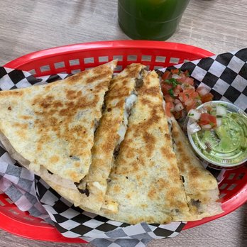 Viva Vegan Diner - Loaded Quesadilla with asada - Mexican Near Me - Upland, California Viva Vegan Diner - Loaded Quesadilla with asada - Mexican Near Me - Upland, California